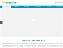 Tablet Screenshot of herbochem.com